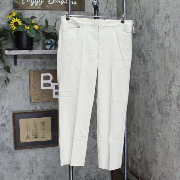 NWT Christopher & Banks Fit Mid-Rise Stretch Dress Pants JOS-4929 6P Sand Brown - Picture 1 of 9